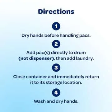 All Laundry Detergent Pacs - Hypoallergenic Allergen Control