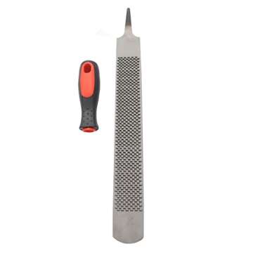 Qlvily 18 Inch Hoof Rasp with Rubber Handle - Durable Tool