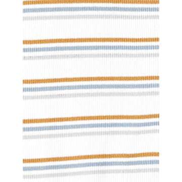 Simple Joys by Carter's Unisex Baby 2-Pack 2-Way Zip Textured Sleep and Play, Blue/White Stripe, Preemie