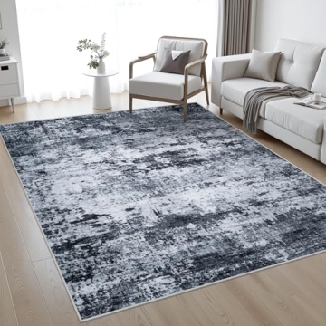 5x7 Area Rug: Modern, Soft, Washable and Non-Slip Rug