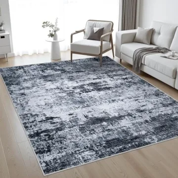 5x7 Area Rug: Modern, Soft, Washable and Non-Slip Rug