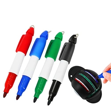 Golf Ball Marker Kit with Stencils and Permanent Markers