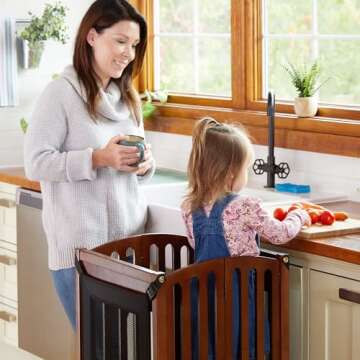 Guidecraft Kitchen Helper Stool - Adjustable & Safe for Kids