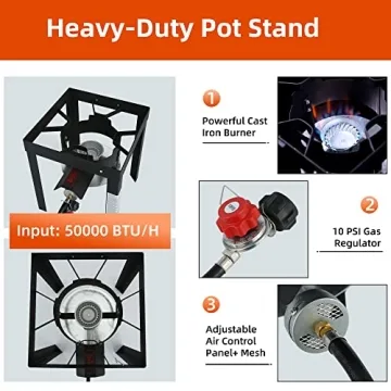 Feasto 30QT Turkey Fryer & Fish Fryer Set for Outdoor Cooking