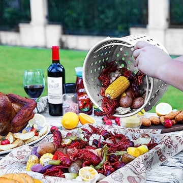 Feasto 30QT Turkey Fryer & Fish Fryer Set for Outdoor Cooking