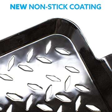 Kona Outdoor Grill Tray - Versatile Nonstick BBQ Pan