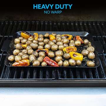 Kona Outdoor Grill Tray - Versatile Nonstick BBQ Pan