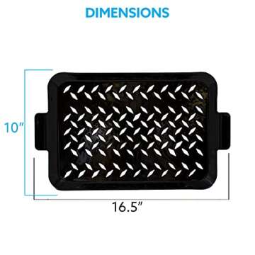 Kona Outdoor Grill Tray - Versatile Nonstick BBQ Pan