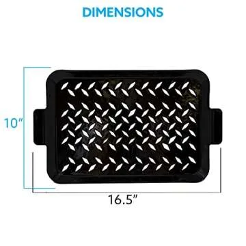 Kona Outdoor Grill Tray - Versatile Nonstick BBQ Pan