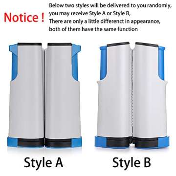 Hipiwe Retractable Table Tennis Net Replacement, Ping Pong Net and Post, 6 Feet(1.8M, Fits Tables Up...