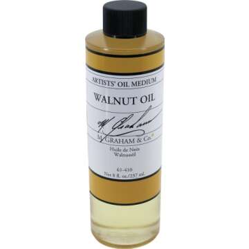 M. Graham Walnut Oil Medium for Oil Painting Enthusiasts