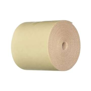 Rolyan Latex-Free Moleskin, 3" x 5 Yards, Beige, Adhseive Backing Moleskin Padding for Use with Spli...