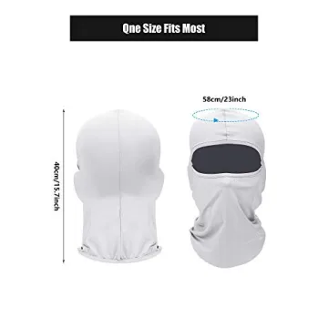 9 Pcs Ski Mask for Men Full Face Cover Winter Warm Face Mask UV Sun Protection Balaclava Mask for Outdoor Motorcycle Cycling