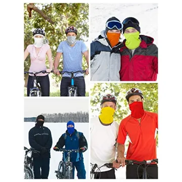 9 Pcs Ski Mask for Men Full Face Cover Winter Warm Face Mask UV Sun Protection Balaclava Mask for Outdoor Motorcycle Cycling