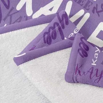 Corissy Personalized Blanket - Custom Name Flannel Throws