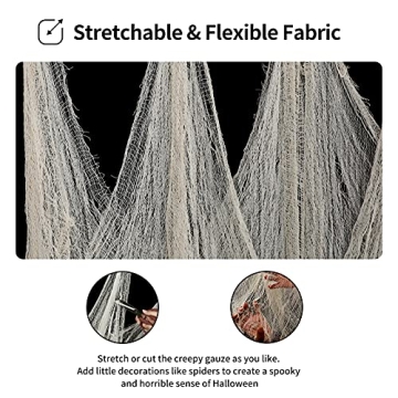 Ultimate FestiCorp Halloween Cheesecloth for Spooky Decor