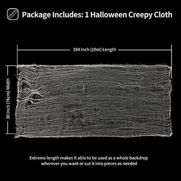 Ultimate FestiCorp Halloween Cheesecloth for Spooky Decor