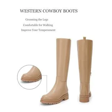 Stylish Women's Knee High Platform Boots for All Occasions