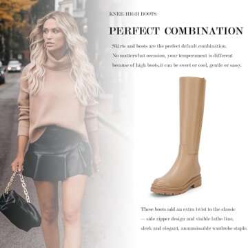 Stylish Women's Knee High Platform Boots for All Occasions