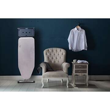 Mabel Home Ironing Board: Retractable Wings, Adjustable Height