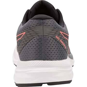 ASICS Women Gel-Excite 6 Running, Steel Grey/Papaya, 8.5 M US