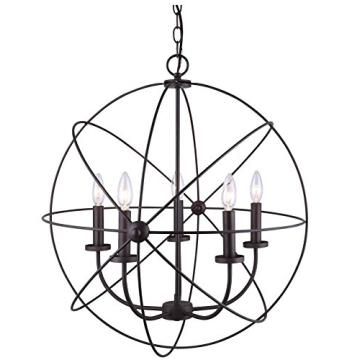 Canarm Sumerside 5 Light Chandelier - Modern & Elegant