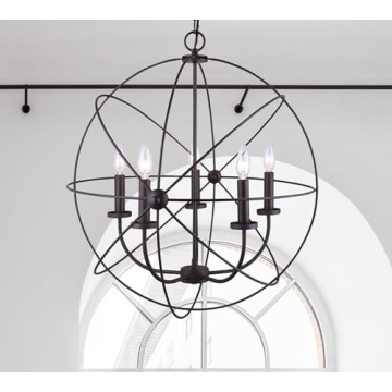 Canarm Sumerside 5 Light Chandelier - Modern & Elegant
