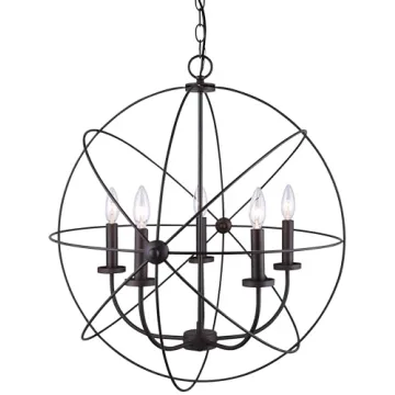 Canarm Sumerside 5 Light Chandelier - Modern & Elegant