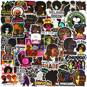 100 Styles Black Pop Singer Decal Vinyl Waterproof Stickers for Creative Self-Expression