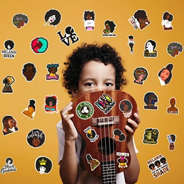Vibrant 100 Melanin Poppin Stickers For All Ages