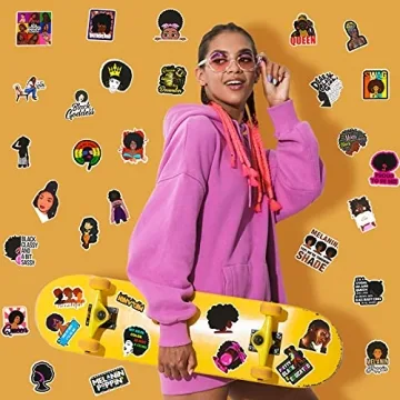 Vibrant 100 Melanin Poppin Stickers For All Ages