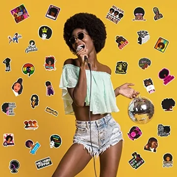 Vibrant 100 Melanin Poppin Stickers For All Ages
