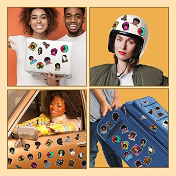 Vibrant 100 Melanin Poppin Stickers For All Ages