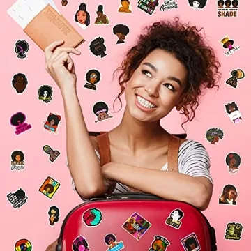 Vibrant 100 Melanin Poppin Stickers For All Ages