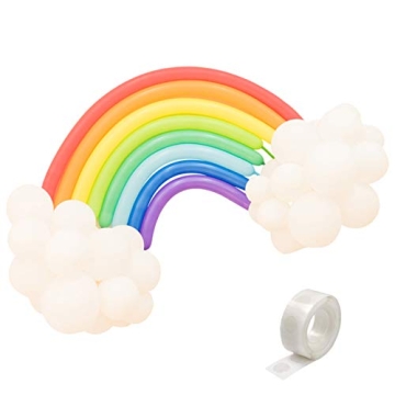 Rainbow Balloons for Any Celebration - Vibrant 67pcs Set