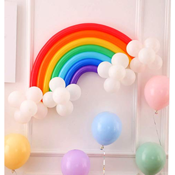 Rainbow Balloons for Any Celebration - Vibrant 67pcs Set