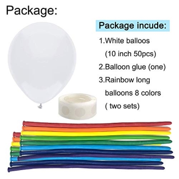 Rainbow Balloons for Any Celebration - Vibrant 67pcs Set