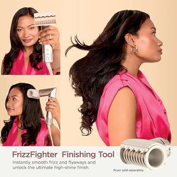 Shark FlexStyle FrizzFighter Finishing Tool for Flawless Hair