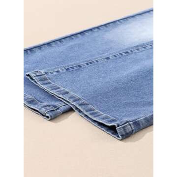 Sidefeel Women's High Waisted Wide Leg Jeans for Style