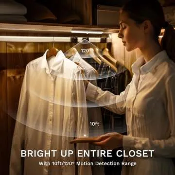 Lexall 6 Pack LED Motion Sensor Lights for Homes