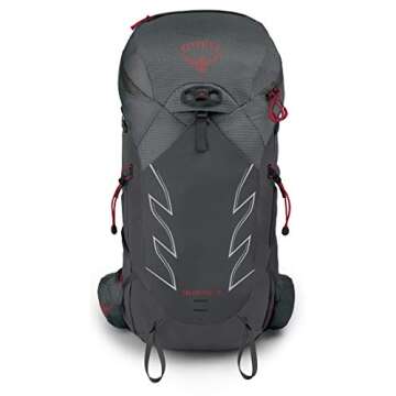 Osprey Talon Pro 30L Men's Hiking Backpack with Hipbelt, Carbon, S/M