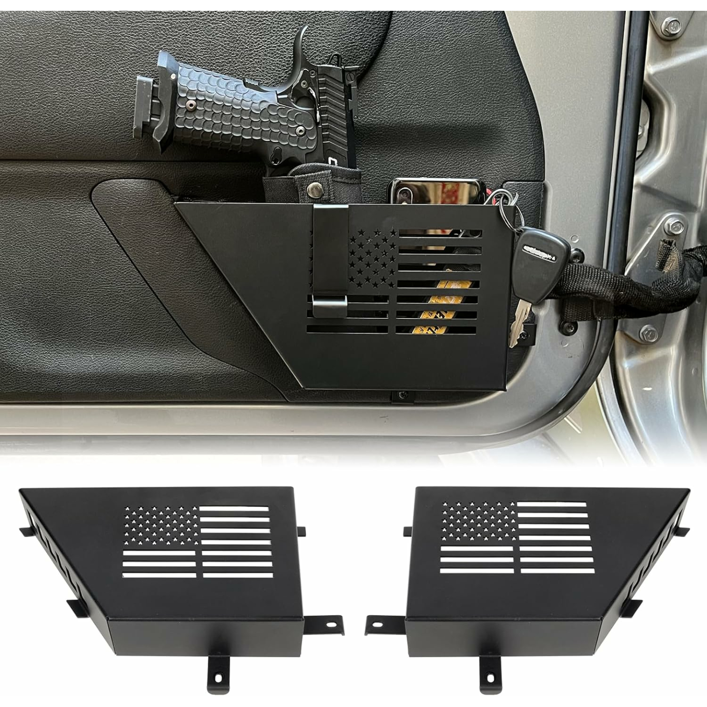 Jeep Wrangler JK Metal Door Storage Box 2007-2018