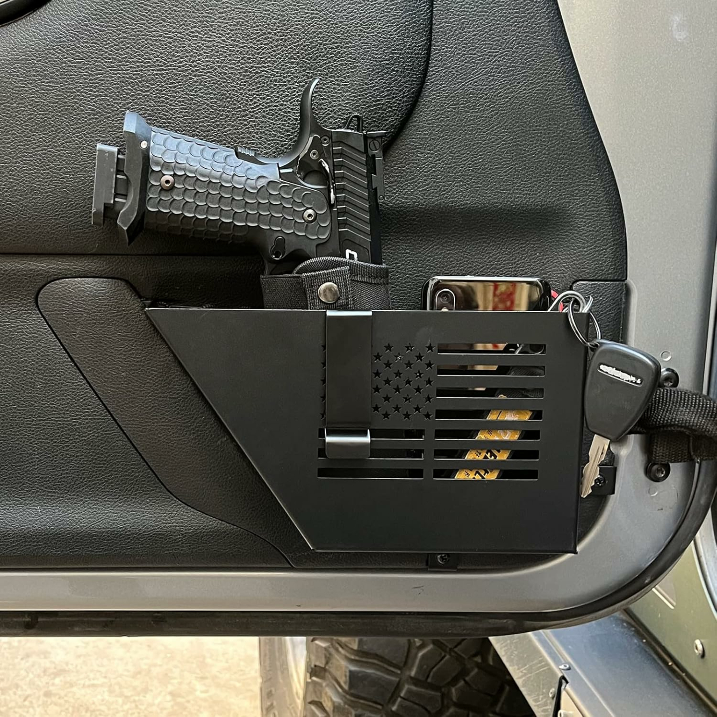 Jeep Wrangler JK Metal Door Storage Box 2007-2018
