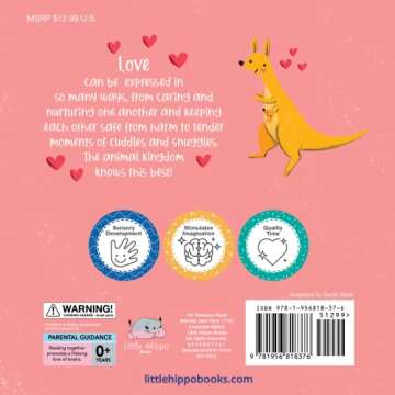 What is Love? - Children's Sensory Storybook with Touch and Feel Fidget Confetti Gel Pouch