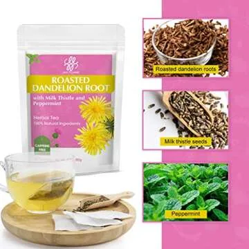Premium Dandelion Tea with Milk Thistle - Detox & Digest