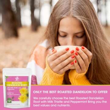 Premium Dandelion Tea with Milk Thistle - Detox & Digest
