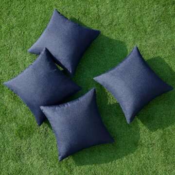 Decorative Waterproof Pillow Covers for Outdoor Comfort