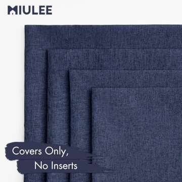 Decorative Waterproof Pillow Covers for Outdoor Comfort