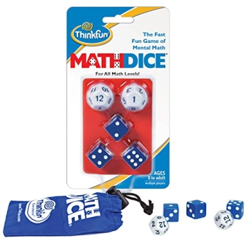 Enhance Math Skills with Think Fun Math Dice for Ages 7+