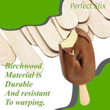 Perfect Stix 3.5" Wooden Taster Spoons - Pack of 1000